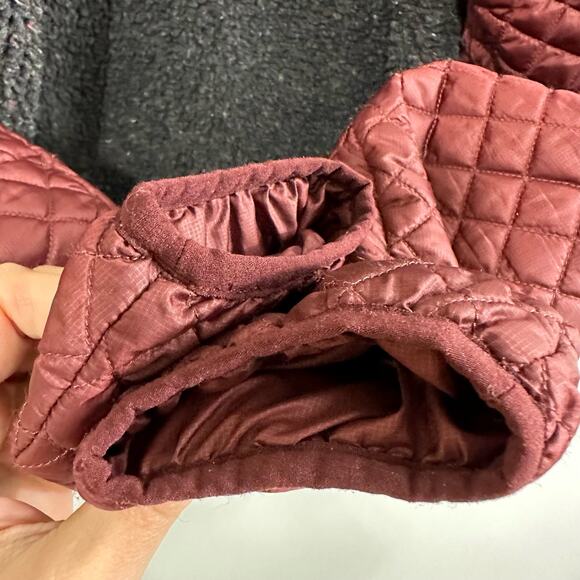 Patagonia RARE Mixed Media Snap-T Pullover Quilted Drumfire Red Ltd Edition - Picture 12 of 16